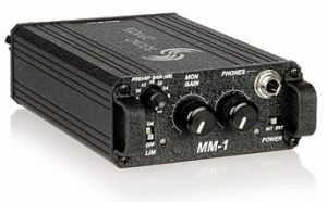 Высококачественный микрофонный одноканальный стерео усилитель Sound Devices MM-1 с выходом на наушники для мониторинга ― TBS Инжиниринг